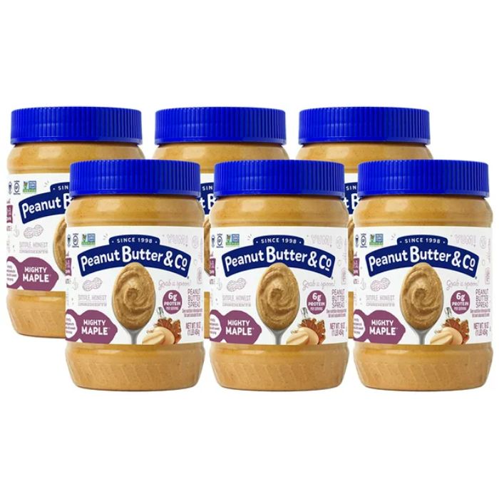 Peanut Butter & Co Peanut Butter Mighty Maple 16 Oz - Pack Of 6