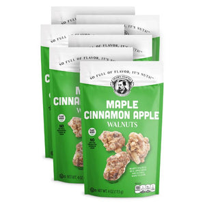 Pears Snacks Walnuts Maple Cinnamon Apple 4 Oz - Pack Of 6