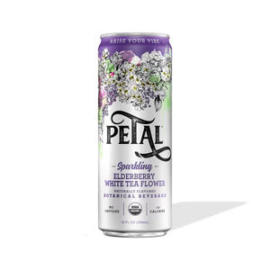 Petal Water Sparkling Elderberry 4Pk Organic 48 FO - Pack of 6