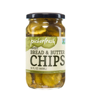 Pickerfresh Pickle Chips Sweet Bread & Butter 16 Oz - Pack Of 6