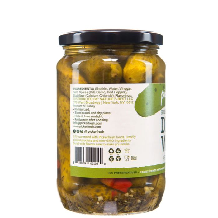 Pickerfresh Pickle Kosher Dill Wholes 24 Oz - Pack Of 6