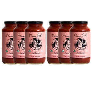 Pizza Girl Inc Sauce Pasta Marinara Organic 24 Oz - Pack Of 6