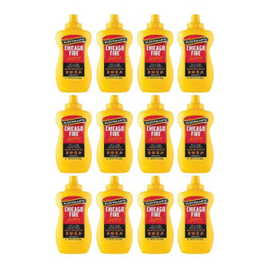 Plochmans Mustard Chicago Fire 15 Oz - Pack Of 12