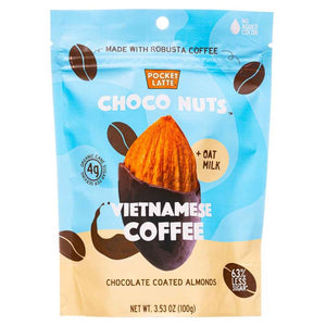 Pocket Latte Coffee Vietnamese Chocolate Nuts 3.53 Oz - Pack Of 6