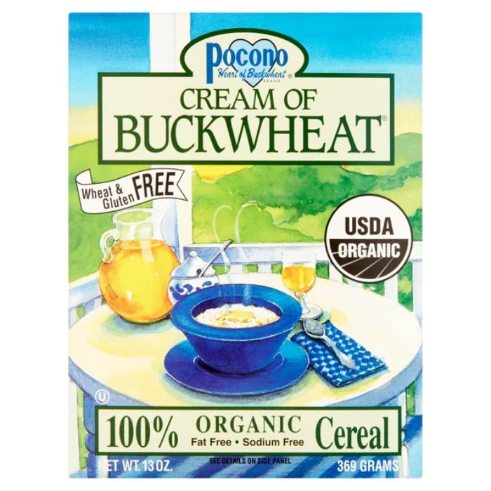 Pocono - Cereal Cream of Buckwheat Organic Gluten-Free, 13 Oz (Pack of 6)