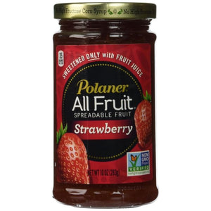 Polaner Fruit Spread Strawberry 10 Oz - Pack Of 12