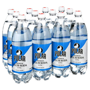 Polar Mixers Soda Club 33.8 Fo - Pack Of 12