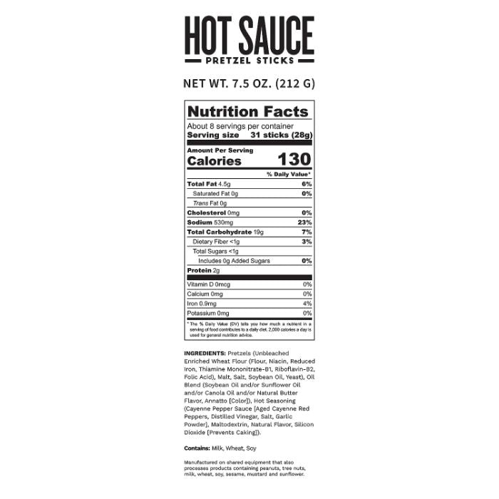 Pop Daddy Pretzels Hot Sauce 7.5 Oz - Pack Of 12