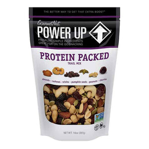 GourmetNut - Power Up Trail Mix Protein Packed, 14oz | Pack of 6
