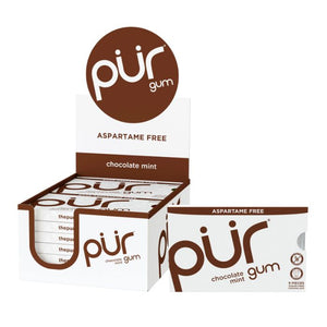 Pur Gum Mint Chocolate 9 Pc - Pack Of 12