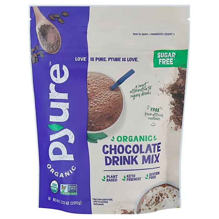 Pyure - Organic Chocolate Drink Mix 7.23 Oz - Pack Of 6