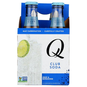 Q Tonic Club Soda 4pk 26.8 Fo - Pack Of 6