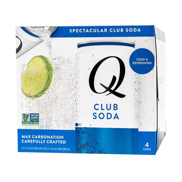 Q Tonic Club Soda 4pk 30 Fo - Pack Of 6