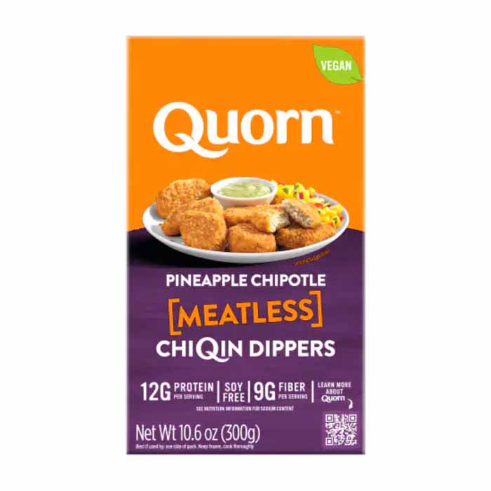 Quorn - Chiqin Dippers Pineapple Chipotle, 10.6oz  Pack of 8