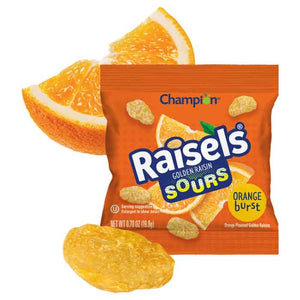 Raisels - Raisins Golden Orange, 4.9oz | Pack of 8