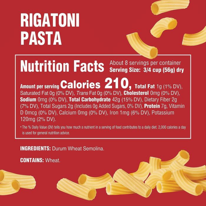 Raos Pasta Rigatoni 16 Oz - Pack Of 6