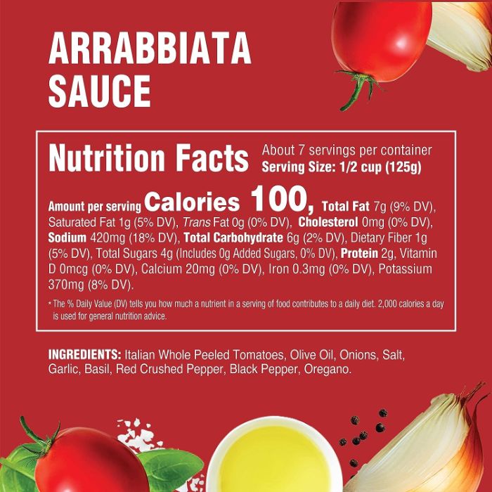 Raos Sauce Arrabbiata 32 Oz - Pack Of 6