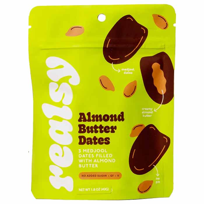 Realsy - Filled Medjool Dates Almond Butter, 1.8oz