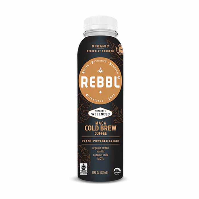 Rebbl Inc - Elixr, 12oz | Maca Cold Brew Coffee | Pack of 12