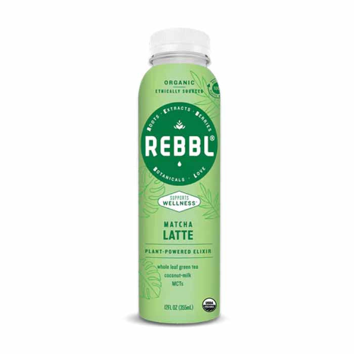 Rebbl Inc - Elixr, 12oz | Matcha Latte | Pack of 12