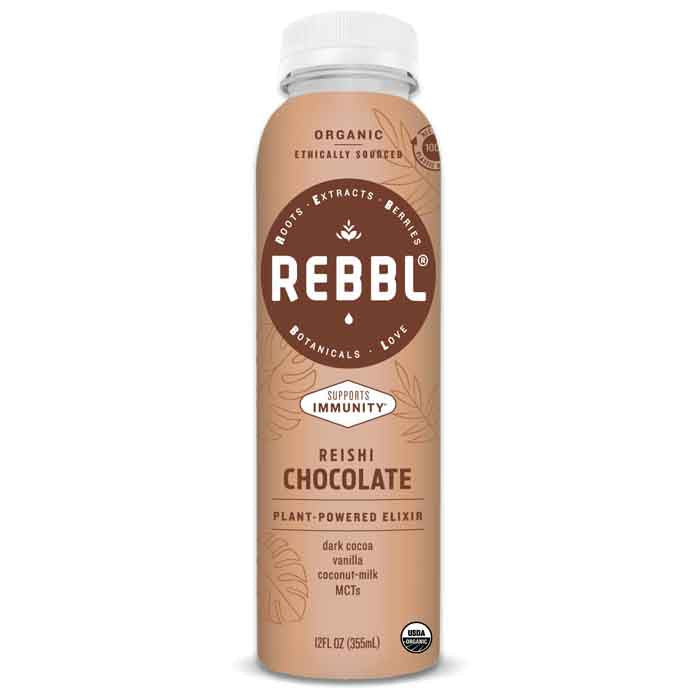 Rebbl Inc - Elixr, 12oz | Reishi Chocolate | Pack of 12