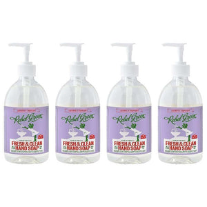 Rebel Green Hand Soap Lavender Grapefruit  16.9 Oz - Pack Of 4