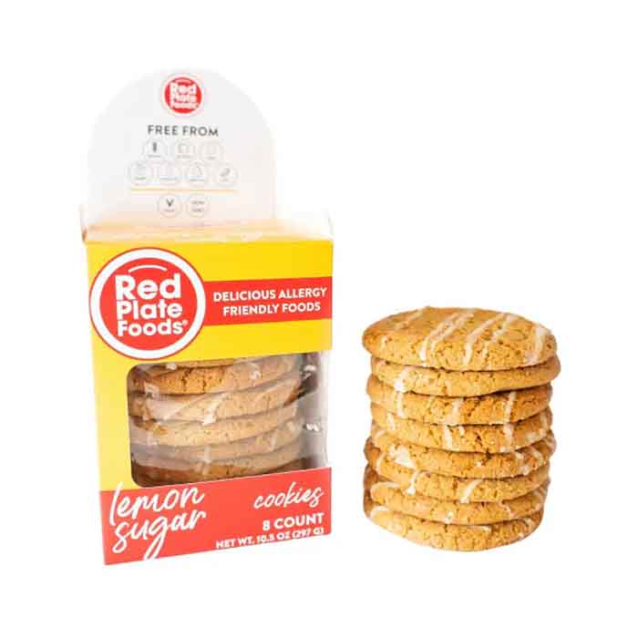 Red Plate Foods - Cookies Ginger, 8Ct, 10.5oz | Pack of 6