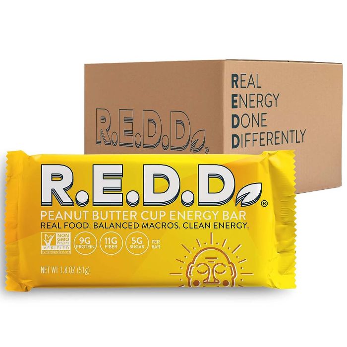 Redd Bar Bar Energy Peanut Butter 1.8 Oz - Pack Of 12