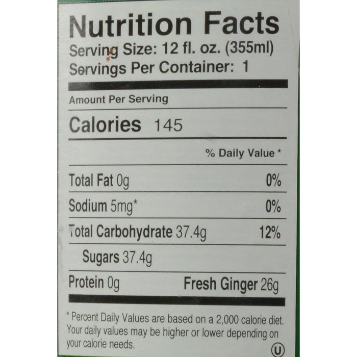 Reed’s Zero Sugar Ginger Beer 48 Fo - Pack Of 6