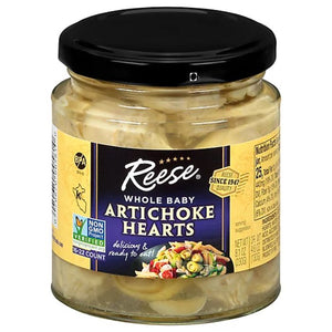 Reese Whole Baby Artichoke Hearts 8.1 Oz - Pack Of 12