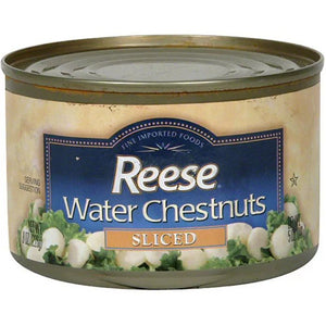 Reese Sliced Water Chestnuts 8 Oz - Pack Of 24