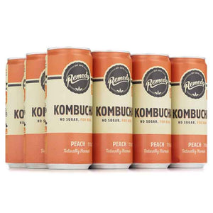 Remedy - Kombucha Peach, 11.2fo | Pack of 12
