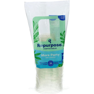 Repurpose Cup Cold 12oz 20pc - Pack Of 12