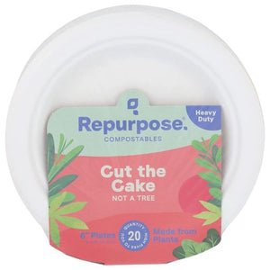 Repurpose Plates 6in Dessert 20pc  - Pack Of 24