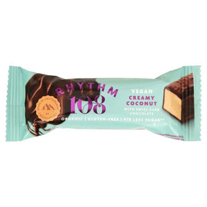 Rhythm108 - Vegan Creamy Coconut Bar with Dark Chocolate, 33g