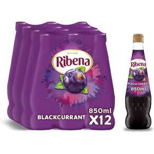 Ribena Concentrate Blackcurrant 850 Ml - Pack Of 12