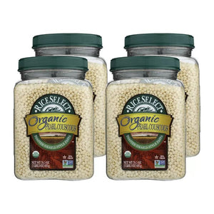 Riceselect Couscous Pearl Plain Organic 24.5 Oz - Pack Of 4