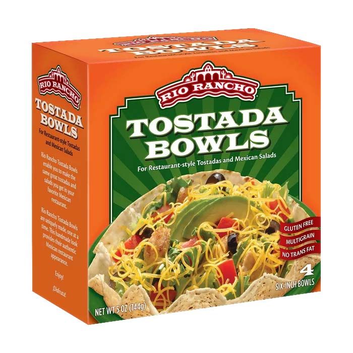 Rio Rancho Tostada Bowl 4ct 5 Oz - Pack Of 4