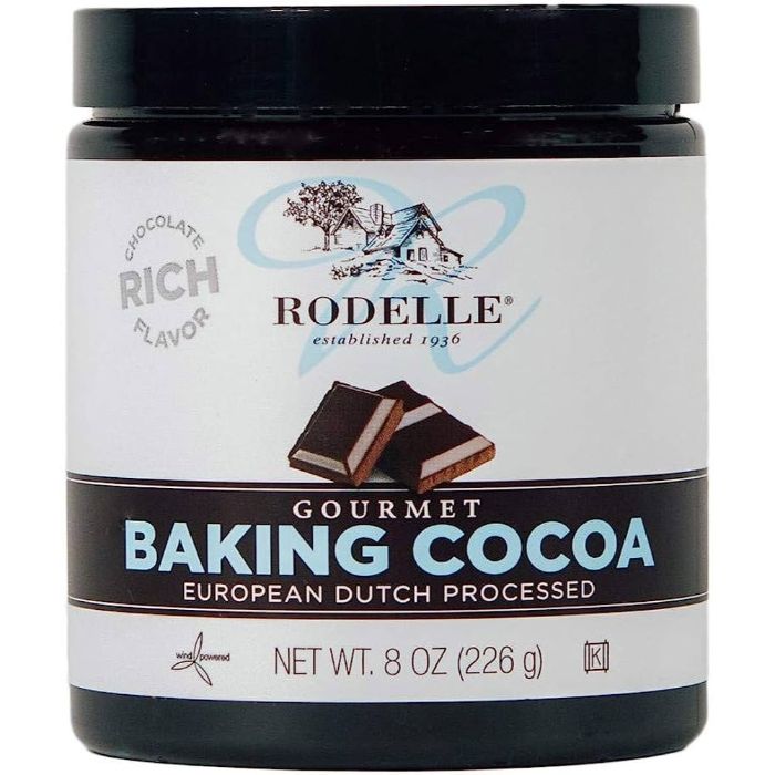 Rodelle Cocoa Gourmet Baking 8 Oz - Pack Of 6