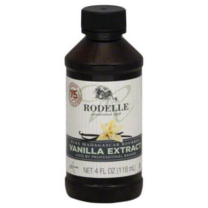 Rodelle Extract Vanilla Pure 4 Oz - Pack Of 6