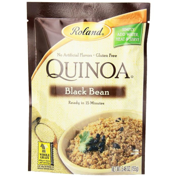 Roland Black Bean Quinoa 5.46 Oz - Pack Of 6