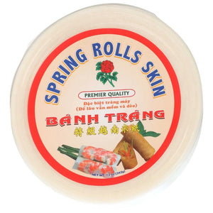 Rose Brand Spring Roll Rice Skin 12 Oz - Pack Of 10