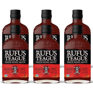 Rufus Teague Sauce Bbq Blazin Hot 15.25 Oz - Pack Of 6