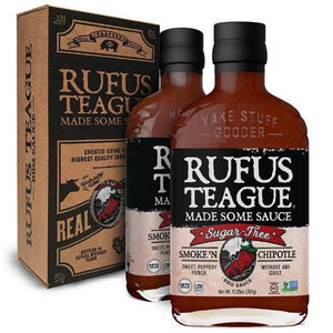 Rufus Teague Sauce Bbq Smoke Chipotle Sugar free 12.25 Oz - Pack Of 6