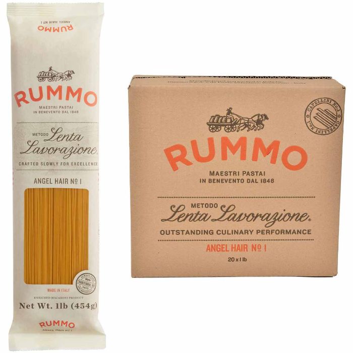 Rummo Pasta Angel Hair 1 Lb - Pack Of 20