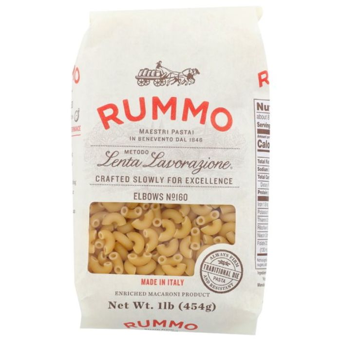 Rummo Pasta Elbow Classic 1 Lb - Pack Of 12