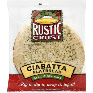 Rustic Crust Flatbread Ciabatta 14 Oz - Pack Of 6