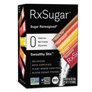 RxSugar - Allulose Swealthy Stix 6F, 11oz | Pack of 6