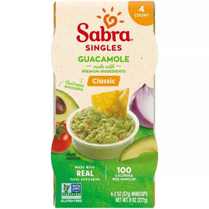 SABRA GUACAMOLE  SINGLE 4PK 8 OZ - Pack of 12