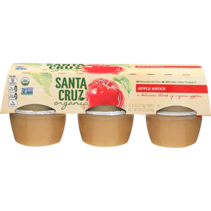 Santa Cruz Applesauce 6Pk 24 Oz - (Pack of 6)